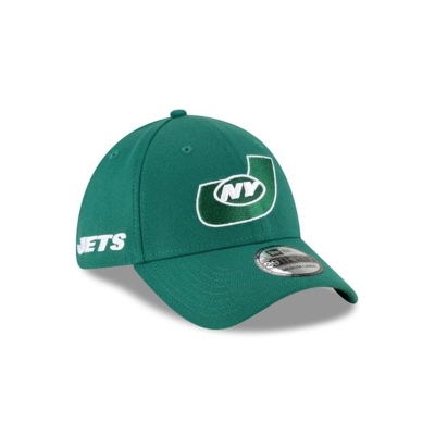 New York Jets Gorra | New Era NFL Logo Mix 39thirty Stretch Fit Cap Mexico - Verdes